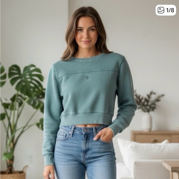 PINK Victoria's Secret Green Sweatshirt - Picture 9 of 9